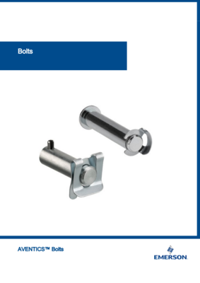 AVENTICS ACCESSORIES BOLTS CATALOG CM1 SERIES: BOLTS